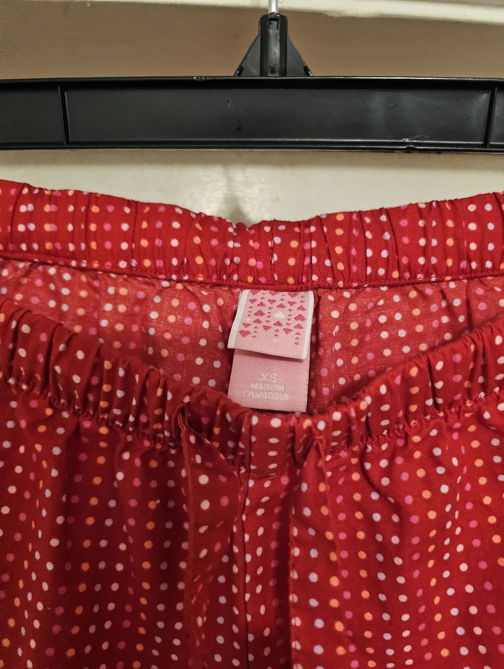Pink and Red Lounge Pants Set XS EUC - Picture 3 of 10